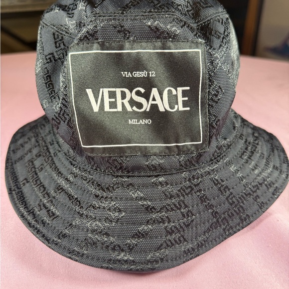 Versace Accessories - Versace Dark Blue Bucket Hat